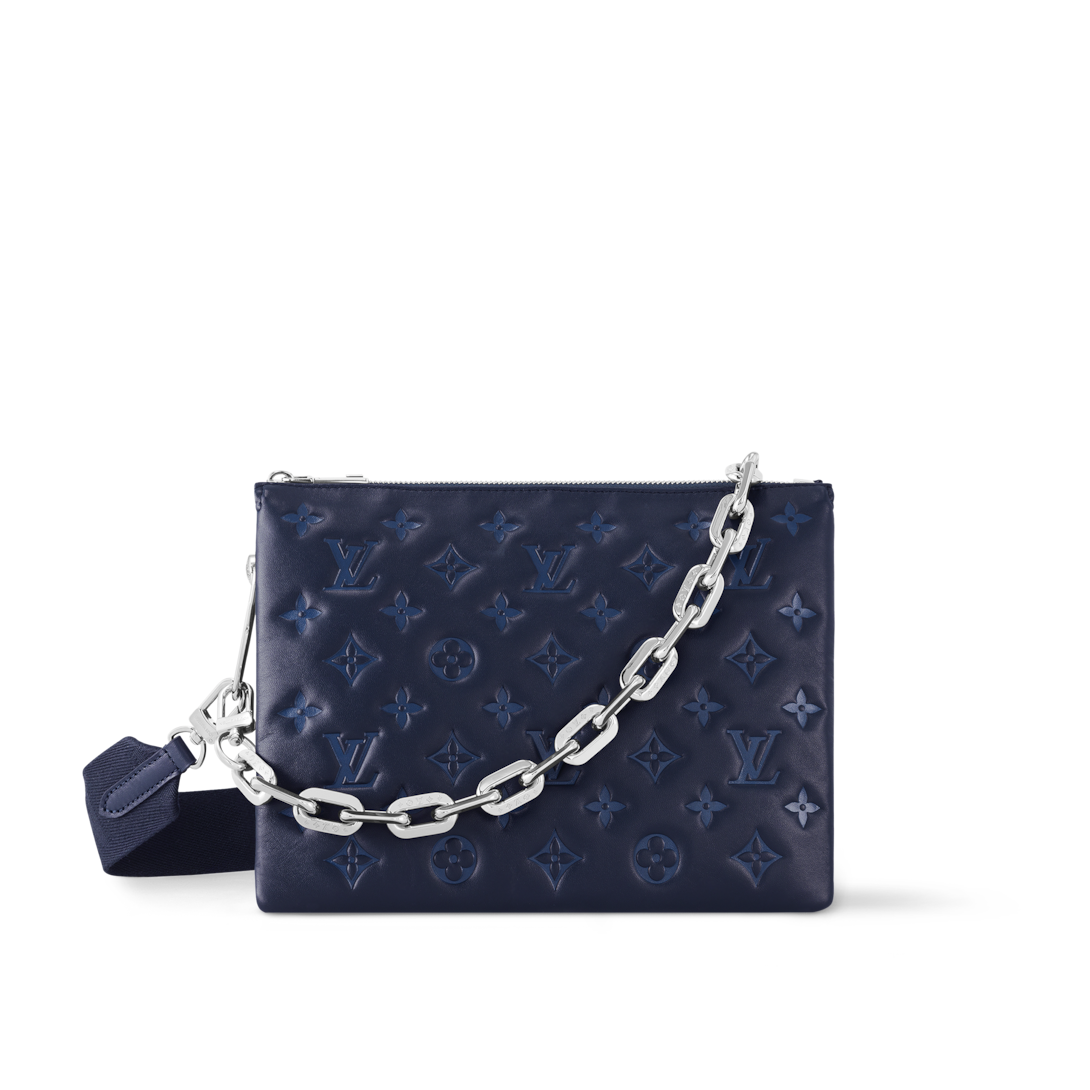 ナ*ル様 LOUIS VUITTON ネイビー クッション louis-vuitton--